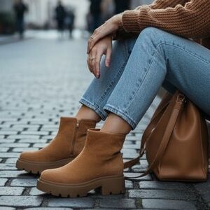 No Boundaries Lug Sole Ankle Boots